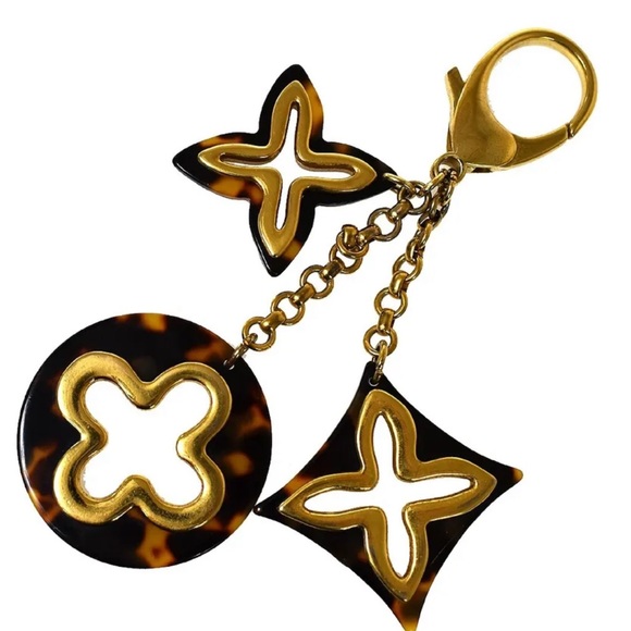 brown Louis Vuitton bijoux sac ansolence bag charm keychain | authentic - Picture 4 of 7
